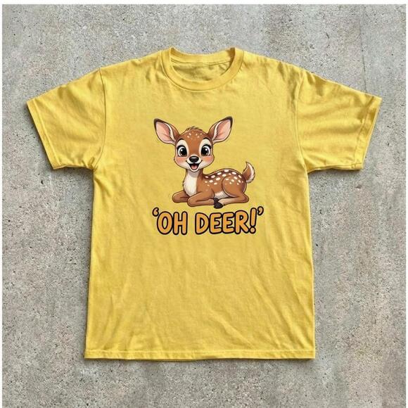 Other - Yellow Bambi Graphic Tee